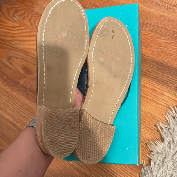 Jack Rogers Jacks Flat Sandal Size 6 Navy Blue - Picture 5 of 6